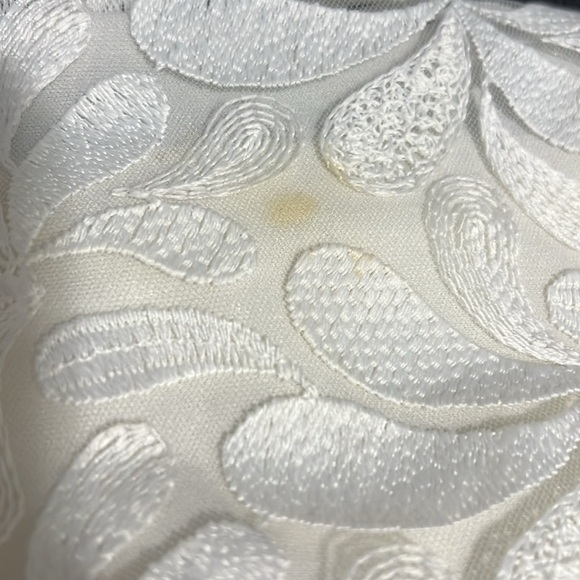 C&M Collection Formal Dress Lace Size 38 Cream Black Mother Sister Of The Bride - Picture 6 of 8